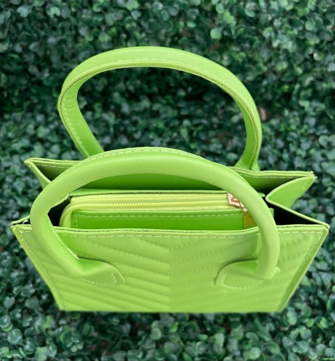 Clutch Bag Green Lime